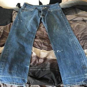 Levi’s blue work jeans